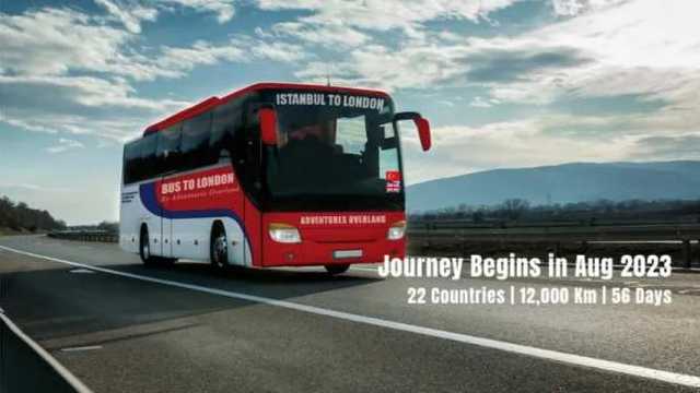 El viaje en autobús más largo del mundo. (Foto: Envato)